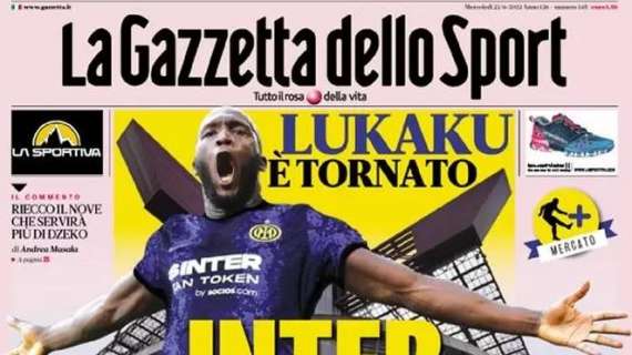Gazzetta - Inter, mi sei mancata