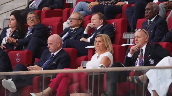 Mondiali:Ministra tedesca con fascia OneLove accanto a Infantino (ANSA)