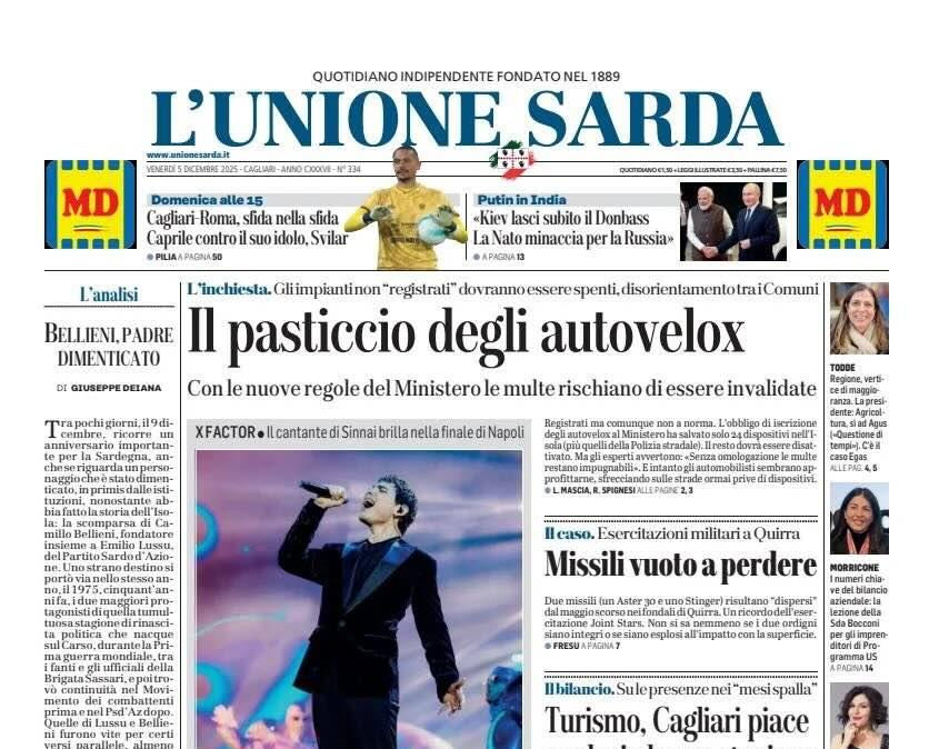 Cagliari-Roma, sfida nella sfida. L'Unione Sarda: "Caprile contro il suo idolo Svilar"