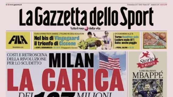 Gazzetta - Milan, la carica dei 107 milioni