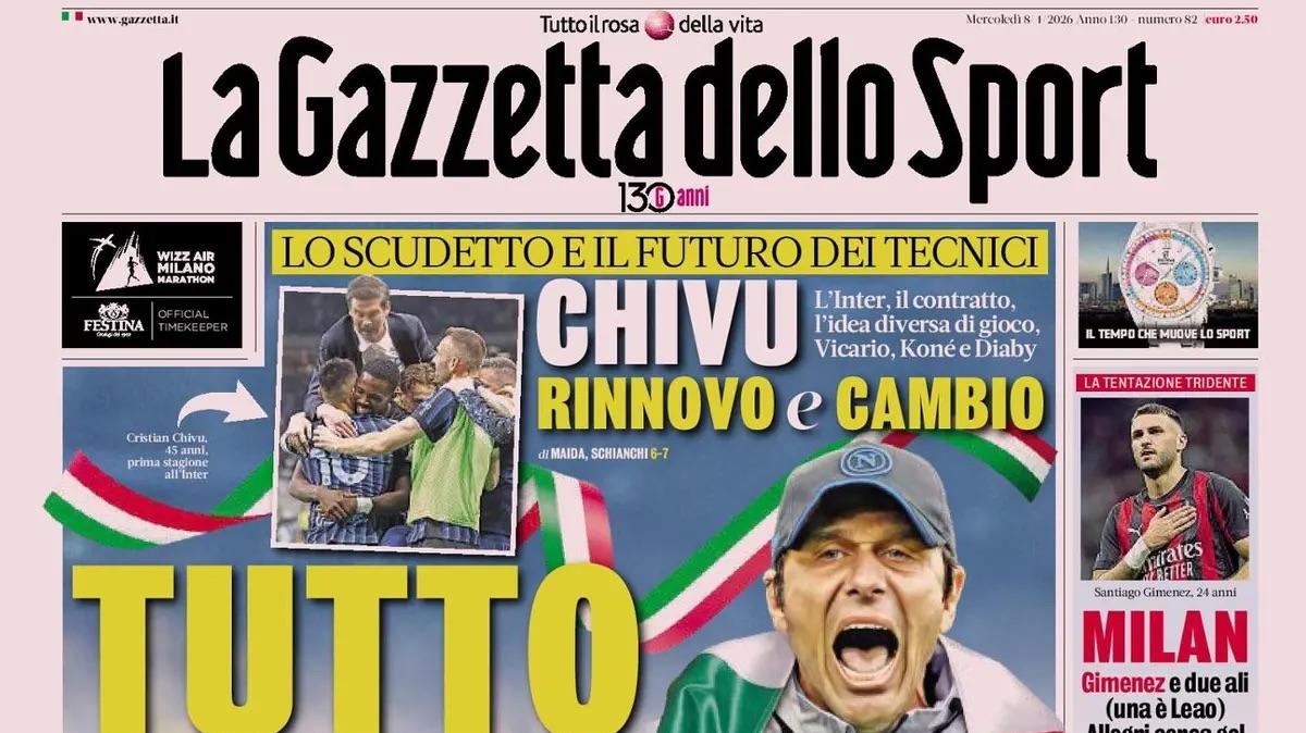 Ct dell'Italia, Antonio c'è. Gazzetta: "Tutto dice Conte"