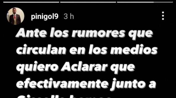 Mauricio Pinilla conferma la fine del suo matrimonio con Gisella Gallardo