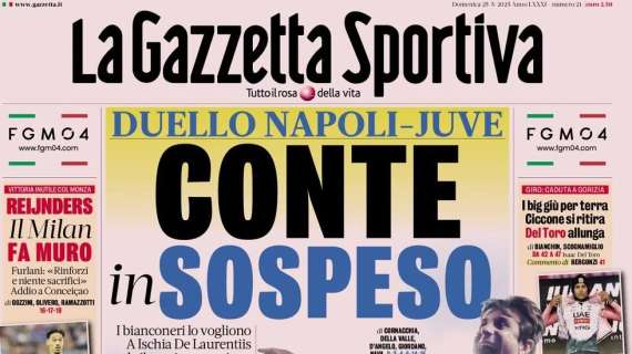 Gazzetta - Conte in sospeso