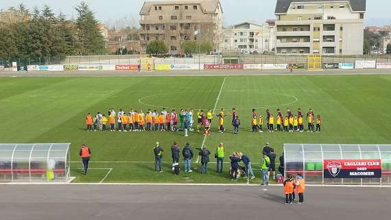 Macomerese-Cagliari 0-9, fine della partita