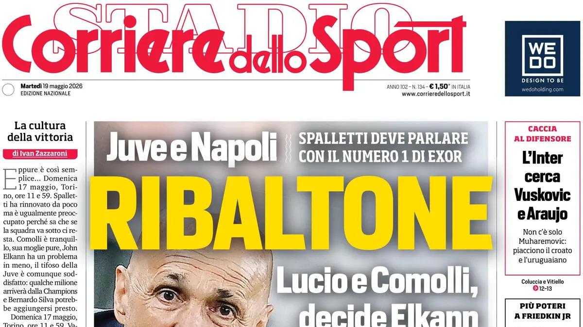 Lucio e Comolli, decide Elkann. E Conte si libera. Corsport: "Ribaltone"