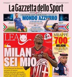 Gazzetta - Leao: "Milan, sei mio"