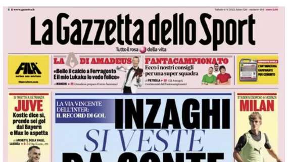 Gazzetta - Inzaghi si veste da Conte