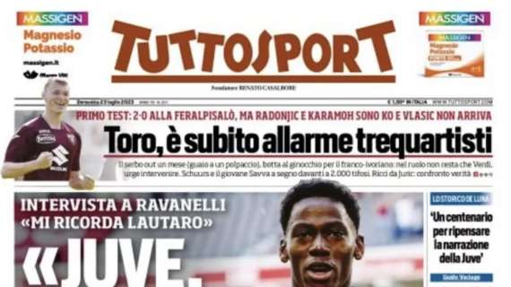 Tuttosport - Ravanelli: "Juve, scegli David"