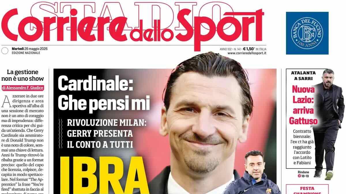 Rivoluzione Milan, Corsport: "Ibra vuole Xavi"
