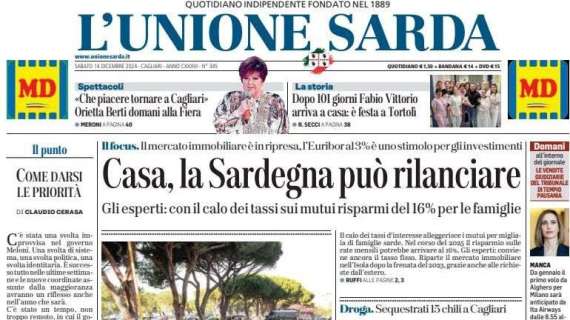 L'Unione Sarda - L'Atalanta fa paura, ma il Cagliari oggi crede nell'impresa