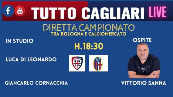 LIVE TC - ALLE 18.30 appuntamento con la Redazione e con Vittorio Sanna