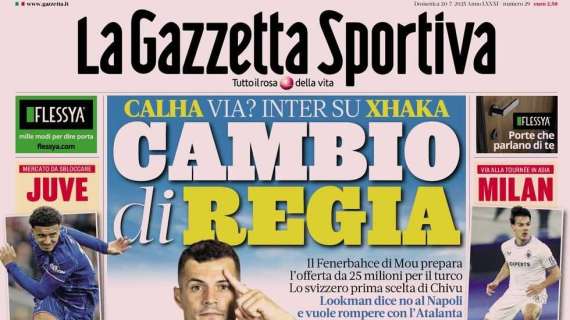 Gazzetta - Cambio di regia