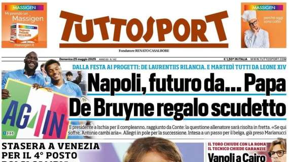 Tuttosport - Juve x 3: Champions, David e Conte