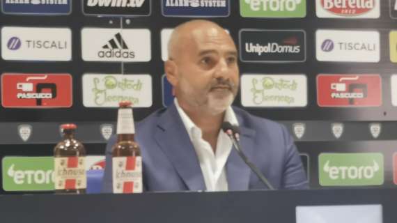 LIVERANI: "Speriamo di chiudere mercato velocemente, ad oggi il 90% della squadra mi soddisfa pienamente. Cagliari per me tappa di arrivo, non di partenza"