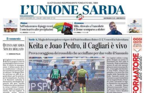 L'Unione Sarda - Keita e Joao Pedro, il Cagliari è vivo