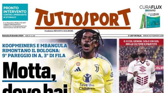 Tuttosport - Motta, dove hai messo la Juve?