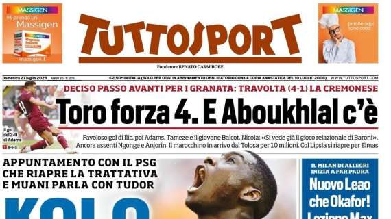 Tuttosport - Kolo rivede la Juve