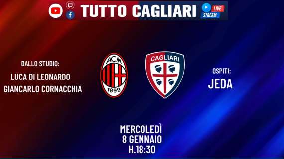 TuttoCagliari Live - Le ultime news Cagliari. Ospite in studio il grande Jeda