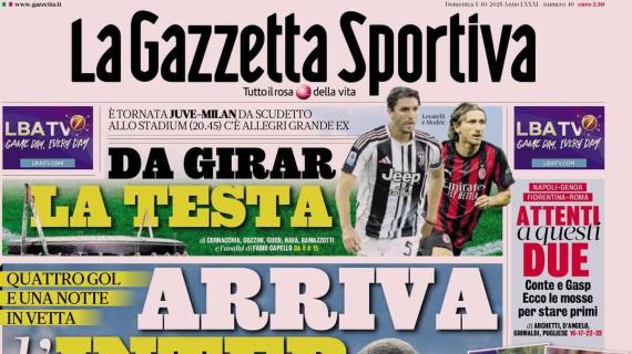 Bonny domina la Cremonese. L'apertura della Gazzetta: "Arriva l'Inter"
