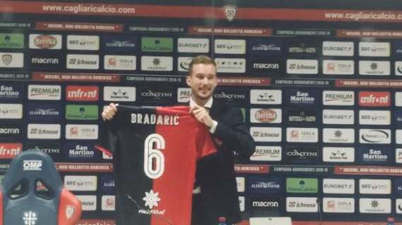 Bradaric si presenta: "Onorato di essere qui. Il Cagliari è sempre stata la mia prima e unica scelta"