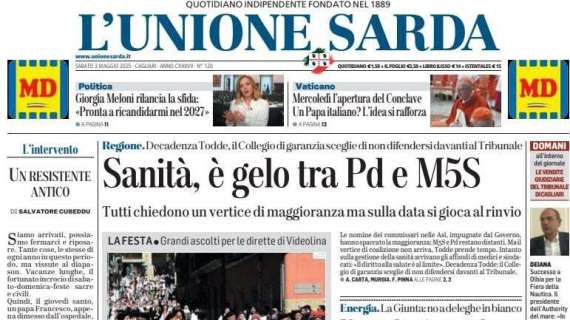 L'Unione Sarda - Oggi c'è Cagliari-Udinese: la salvezza bussa alla porta
