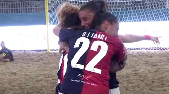 Beach soccer femminile, doppietta storica per il Cagliari: Scudetto e Supercoppa nel 2024