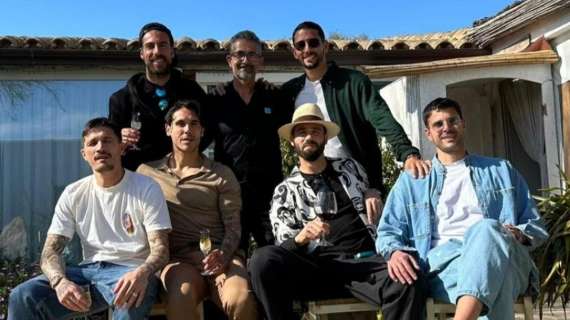 Domenica in agriturismo, diversi rossoblù ospiti di Aresti a Calasetta (FOTO)