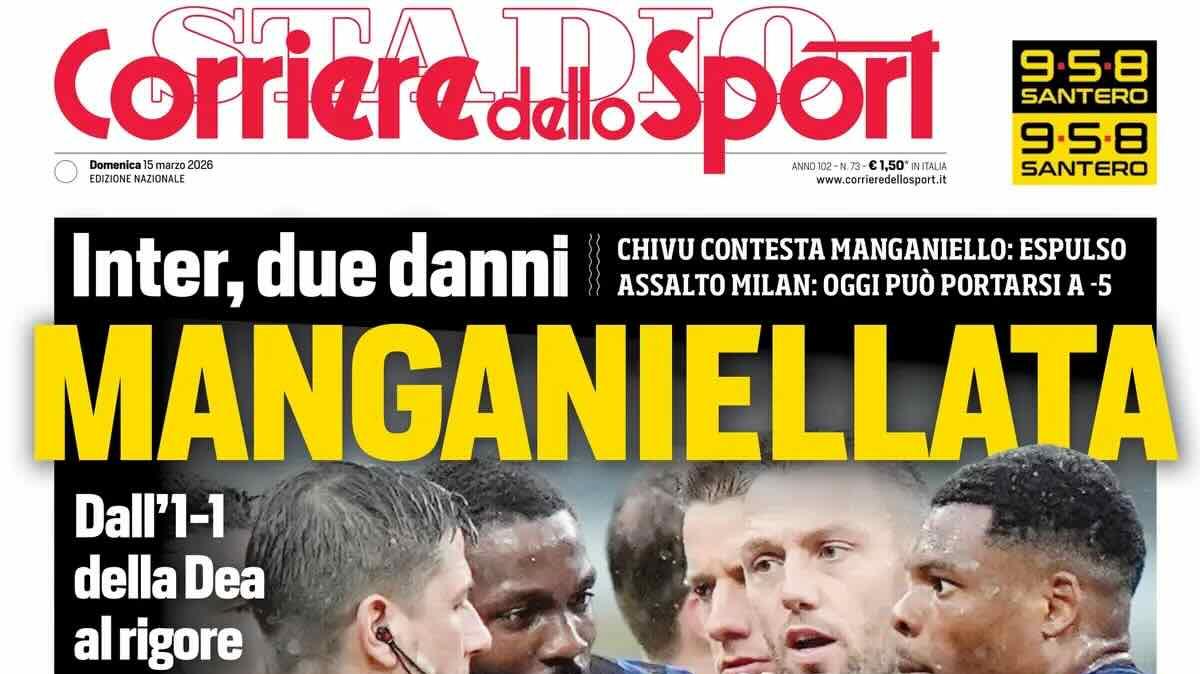 Inter, due danni. Corsport: "Manganiellata"