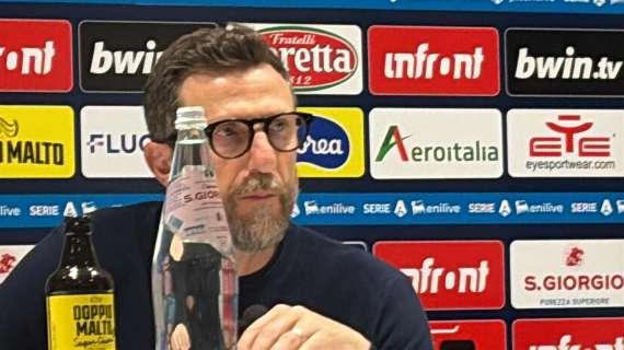 SALA STAMPA - DI FRANCESCO: "Non siamo scesi in campo"
