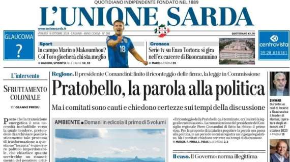 L'Unione Sarda - In campo Marin o Makoumbou? Col Toro giocherà chi sta meglio