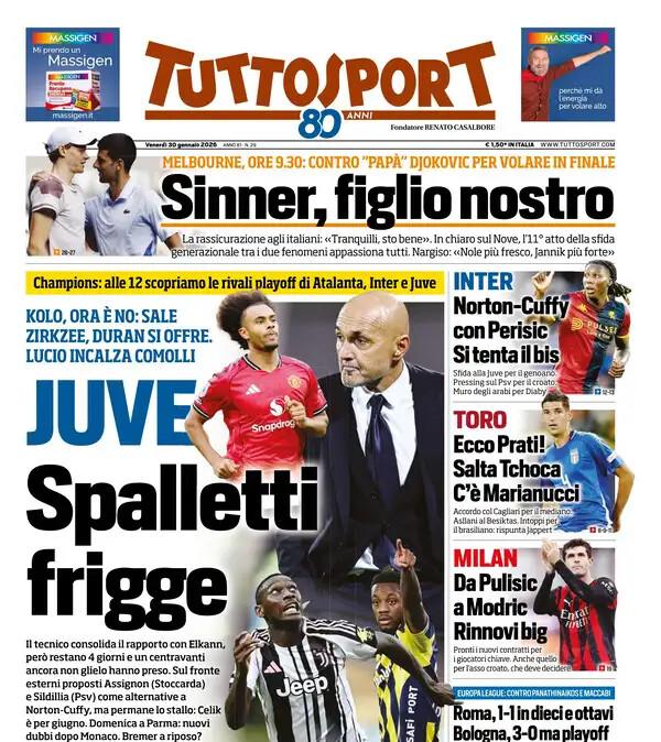 Kolo, ora è no. Sale Zirkzee. Duran si offre. Tuttosport: "Juve, Spalletti frigge"