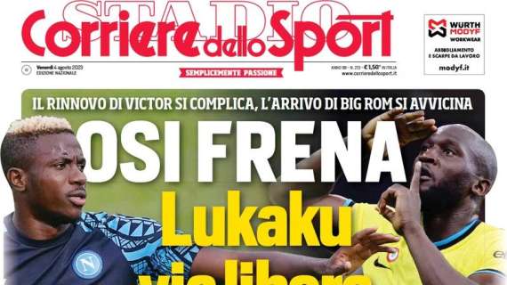 Corsport - Osi frena. Lukaku, via libera