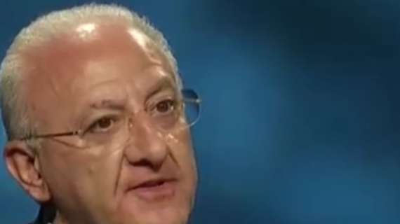 Il governatore della Campania: "Pensiamo a una ristrutturazione generale dell'Arechi"