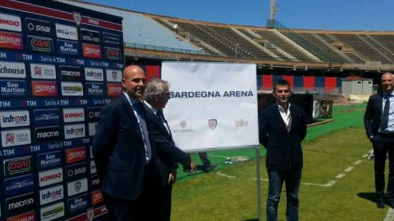 LIVE conferenza stadio, il nome è Sardegna Arena