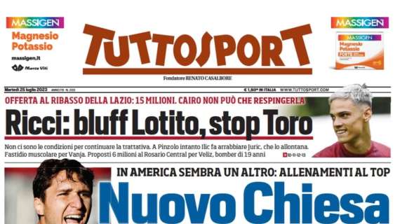 Tuttosport - Nuovo Chiesa, Juve in mano