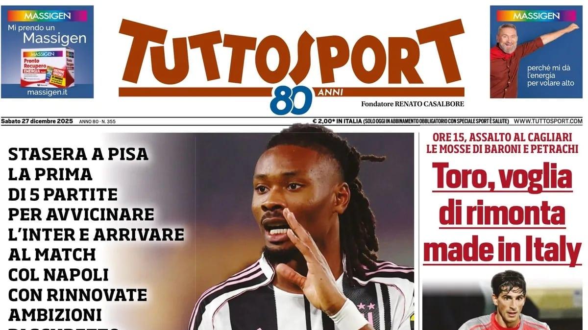L'orgoglio bianconero di Thuram. Tuttosport: «Vinci, Juve! Sei il meglio»