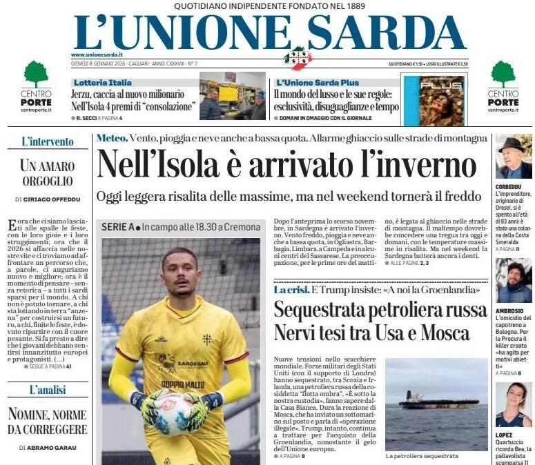 Cagliari, dubbi in difesa e in attacco. L'Unione Sarda: "A Cremona il faccia. a faccia con Davide Nicola"