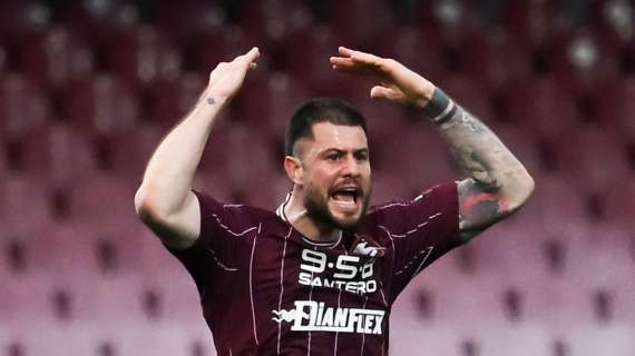 Salernitana, problema al ginocchio per Cerri: potrebbe saltare il Pisa