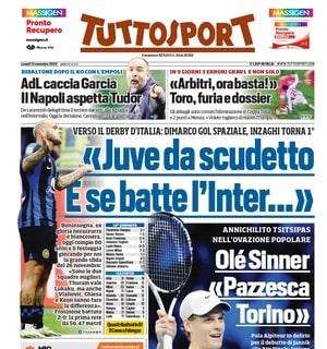 Tuttosport - "Juve da Scudetto. E se batte l'Inter...."