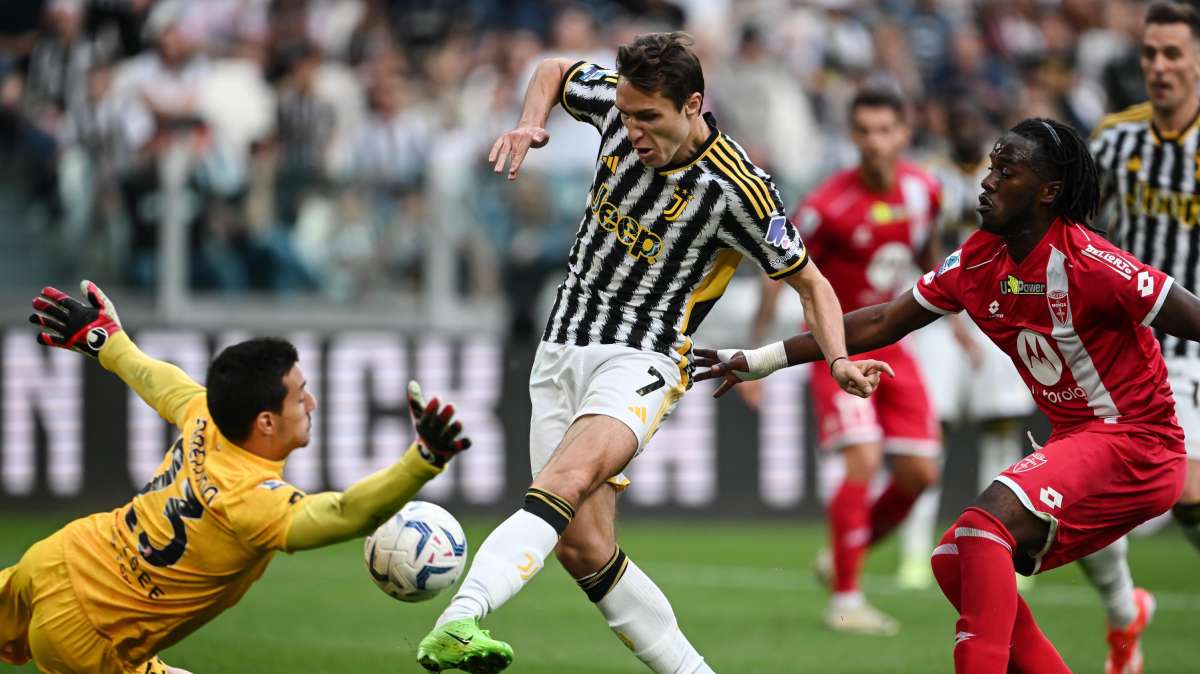 Serie A, la Juve batte il Monza e si riprende il terzo posto