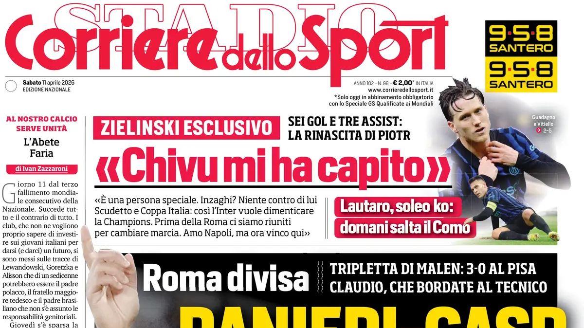 Roma divisa, Corsport: "Ranieri-Gasp, lo strappo"