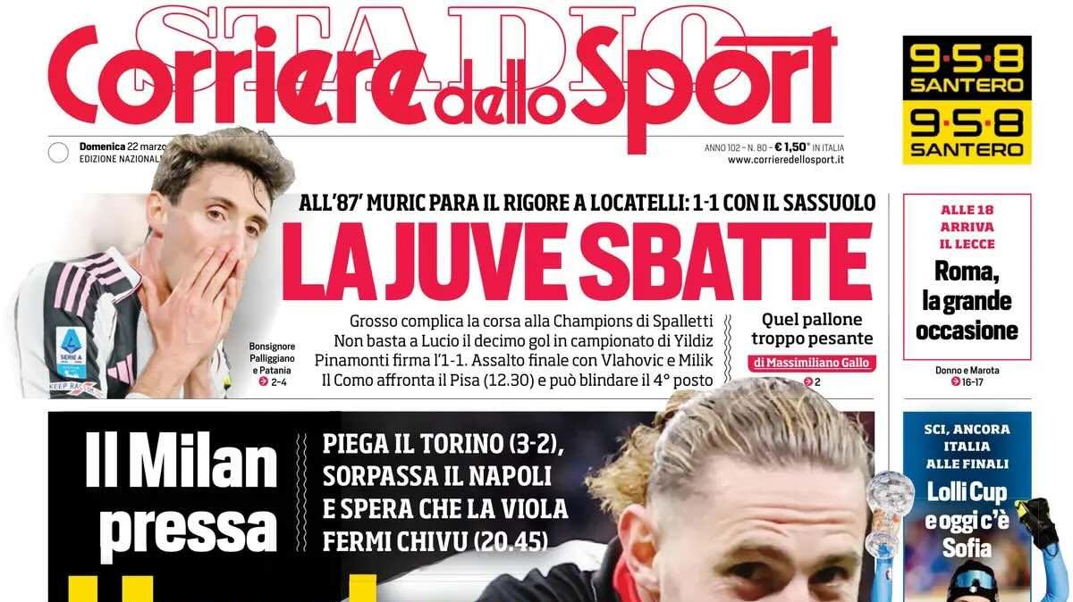 Il Milan pressa. Corsport: "L'ombra del Diavolo"