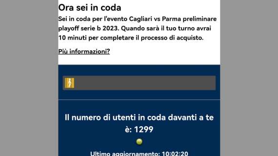 Cagliari-Parma, biglietti in vendita dalle 10: già oltre un migliaio di tifosi in coda!