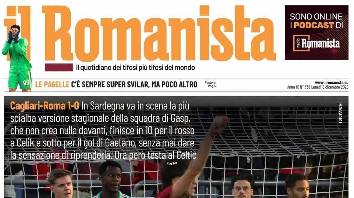 Si arrende la Roma più brutta. Il Romanista: "Non mollare"