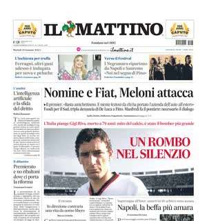 Il Mattino - Un rombo nel silenzio