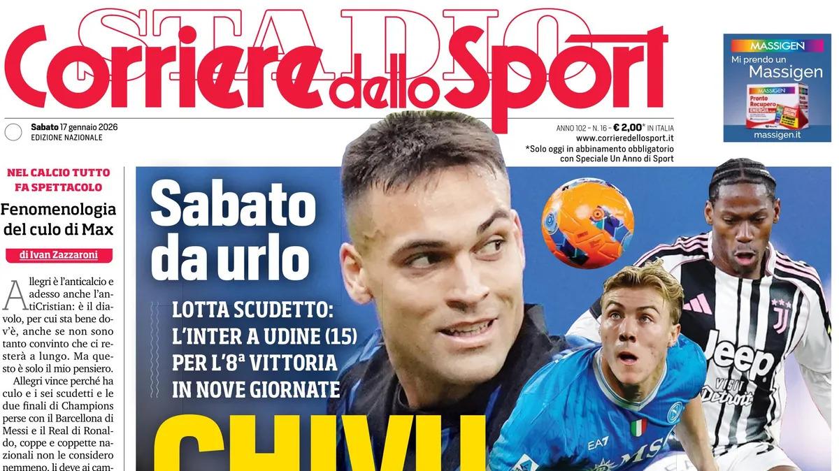Sabato da urlo. Corsport: "Chivu fa paura"