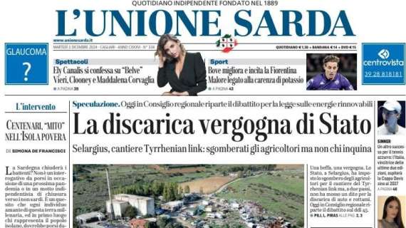 L'Unione Sarda - Cross e tiri, sono Augello e Piccoli i leader rossoblù delle statistiche