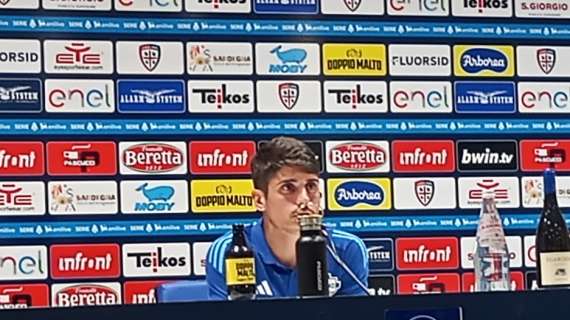 SALA STAMPA - IOVINE: "Ero emozionato per il debutto in Serie A, un buon punto a Cagliari"