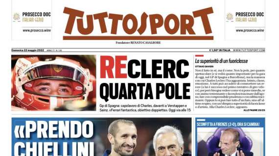 Tuttosport - Gravina: "Prendo Chiellini  cambio il calcio"