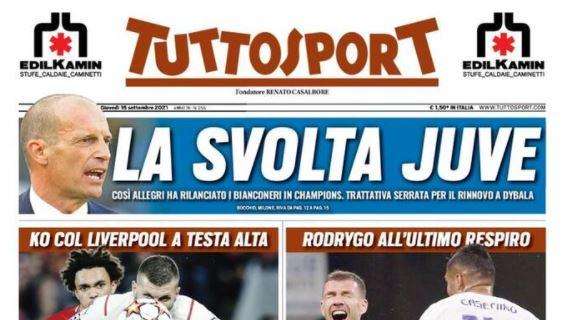 Tuttosport - Orgoglio Milan. Inter, beffa Real